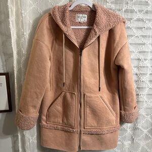 GUESS Women's Blush Teddy Jacket